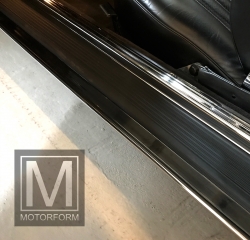 1 Paar Einstiegsleisten Mercedes SL SLC grau