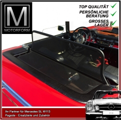 Windschott schwarz Mercedes SL W113 230SL-280SL Pagode