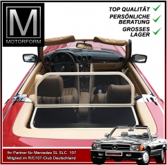 Windschott creme beige Mercedes SL W113 Pagode