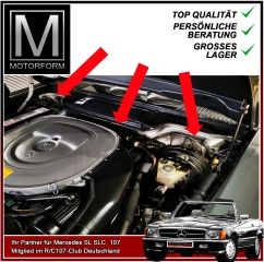 Vertical Enigne Isolation for Mercedes SL 107