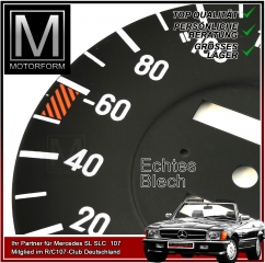 Tachoscheibe Mercedes SL SLC W107 1979-89 elektrisch
