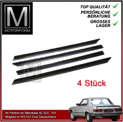 Satz hintere Fenster Abstreifdichtungen Mercedes C107