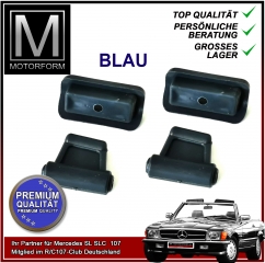 4 pieces sunvisor clip set blue for Mercedes SL 107