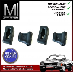4 pieces sunvisor clip set blue for Mercedes SL 107