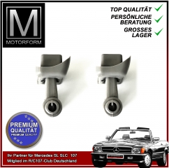 4 pieces sunvisor clip set grey for Mercedes SL 107