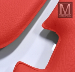 1 Paar Sonnenblenden fuer Mercedes SL R107 rot