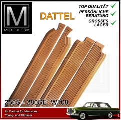 1 Satz Einstiegsleisten Mercedes W108 dattel