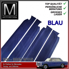 1 Satz Einstiegsleisten 4-teilig Mercedes W115 W114 blau