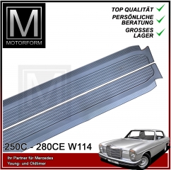 2 pieces sill cover set grey for Mercedes 114 Coupe