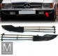 Lower grill 2-pieces for Mercedes SL SLC til July 1985
