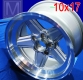 10x17 H2 ET12 Penta Design Felge neu Glanzbett hochwertig