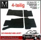 Set of 4 Floor Mats BLACK for Mercedes 107 SL SLC