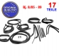 OE-Quality - Set of 107-body seals - 17 pieces 560SL