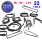 OE-Quality - Set of 107-body seals - 22 pieces
