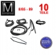 OE-Quality Set of 107-body seals (10 pieces) for Mercedes 560SL.