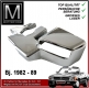 Rechte Chromabdeckung B-Säule Mercedes SL R107 ab 1982