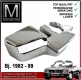 Linke Chromabdeckung B-Säule Mercedes SL R107 ab 1982