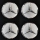 4 OE Centre Caps for Gulli design wheel size 8x16 H2 ET11 NEW