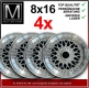Satz 8x16 BBS Design Alufelgen Mercedes Baureihe 107 126 123
