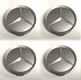 4 OE Centre Caps for Kanaldeckel wheel rim size 7x15 H2 ET25