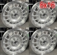 4 Aftermarket Barock wheel rims 8x16 H2 ET11 polished NEW