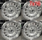 4 Aftermarket Barock wheel rims 7x16 H2 ET11 polished NEW