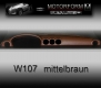 Armaturenbrett-Cover  Mercedes W107 SL SLC mittelbraun RAL8024