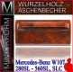Wooden ashtray cover in burl walnut for Mercedes SL SLC 107