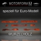 Wooden stripe cover in burl walnut for Mercedes SL SLC 107 EU-Ve