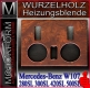 Wurzelholz-Blende manuelle Heizungs-Blende Mercedes SL R107