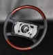 Wurzelholz-/Leder-Lenkrad für Mercedes SL R107 1980-85