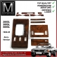 Wurzelholz Set Holz Mercedes 380SL R107 EU-Version