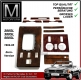 Wurzelholz Set Holz Mercedes 500SL R107 EU-Version