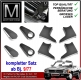Complete seat chrome set for SL 107 9/77 on without armrest