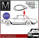 Mercedes W113 Pagode Hardtopdichtung Scheibe links OE Qualitaet
