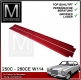 1 Paar Einstiegsleisten Mercedes W114 Coupé rot